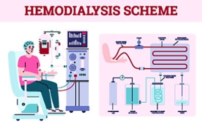 hemodialysis machine graphic