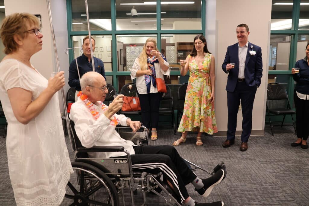 Groom in wheelchair