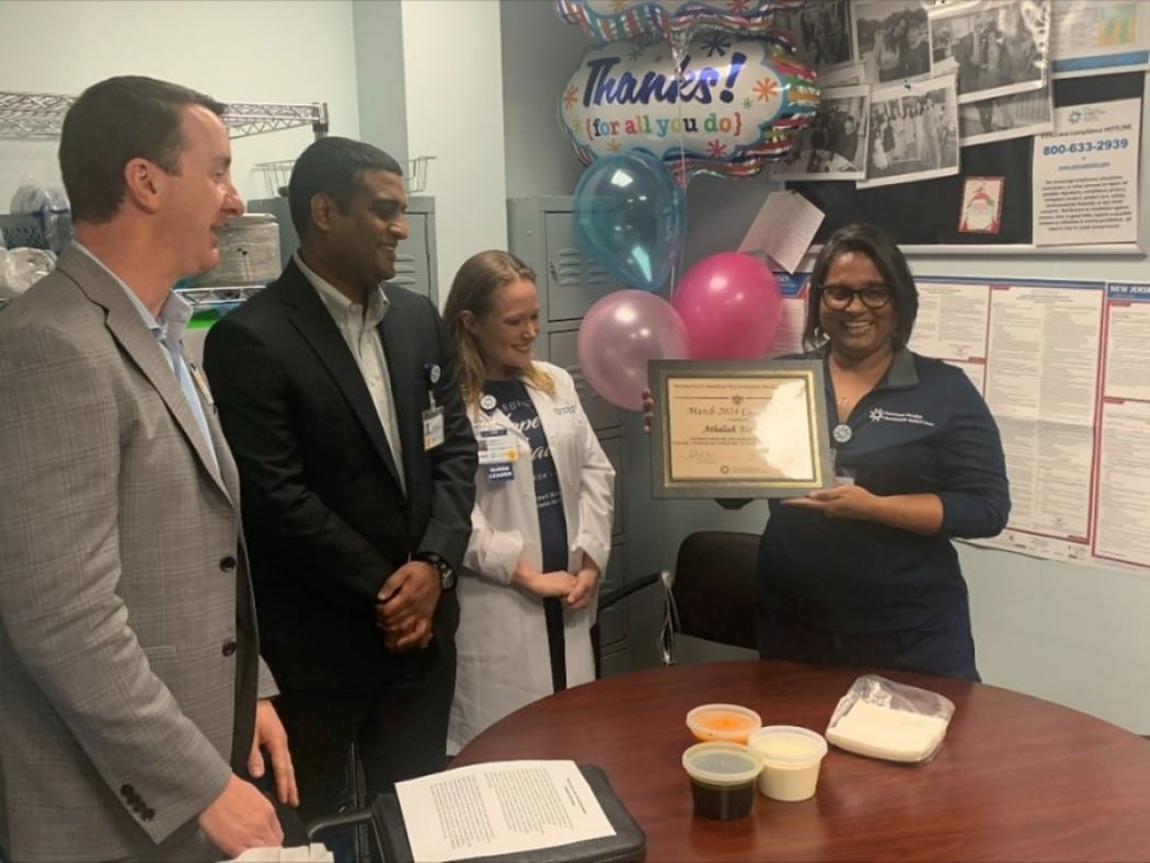 Hackensack Meridian Mountainside Medical Center Care Award Winner Athaliah Hawkins