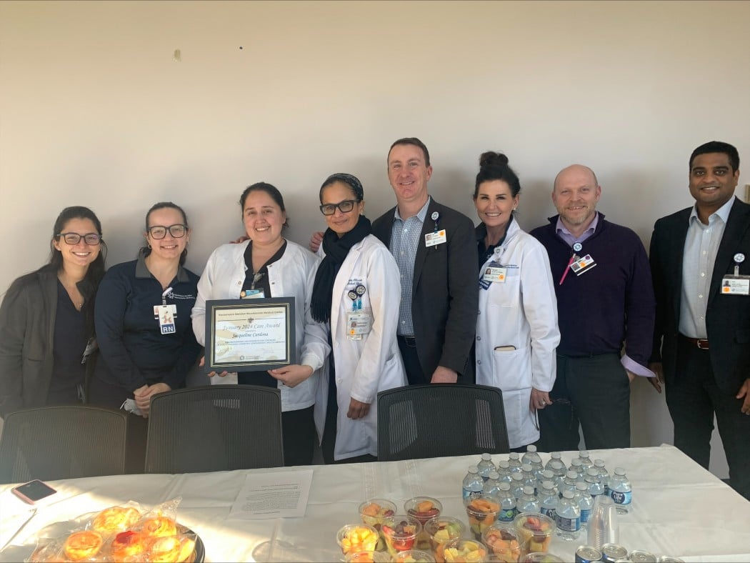 Hackensack Meridian Mountainside Medical Center Care Award Winner Jacqueline Cardona