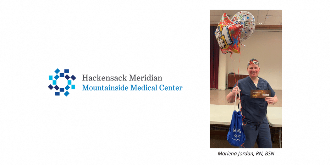 Hackensack Meridian Mountainside Medical Center Honors January Care Award Recipient