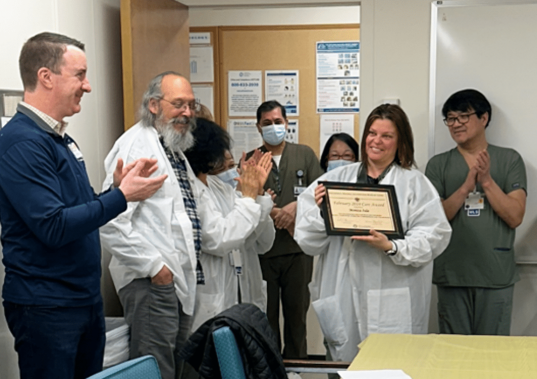 Hackensack Meridian Mountainside Medical Center Care Award Winner Monica Iula