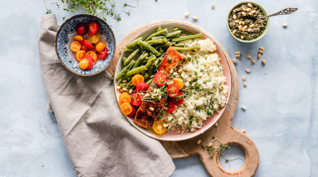 Healthy bowl of vegetables