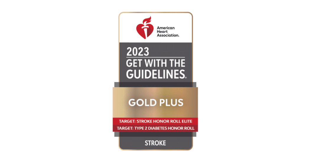 Gold Plus award badge 2023